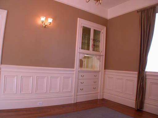 hutch in dining room